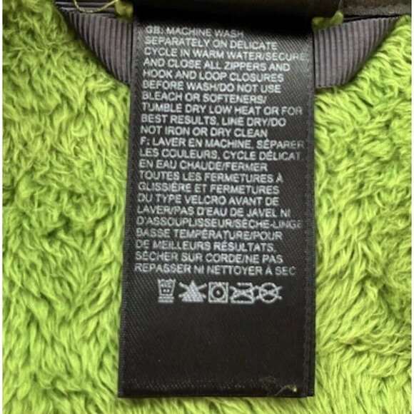 The North Face Jacket Womens Small Kelly Green Osito Full Zip Fleece Pocket Warm - Picture 11 of 13